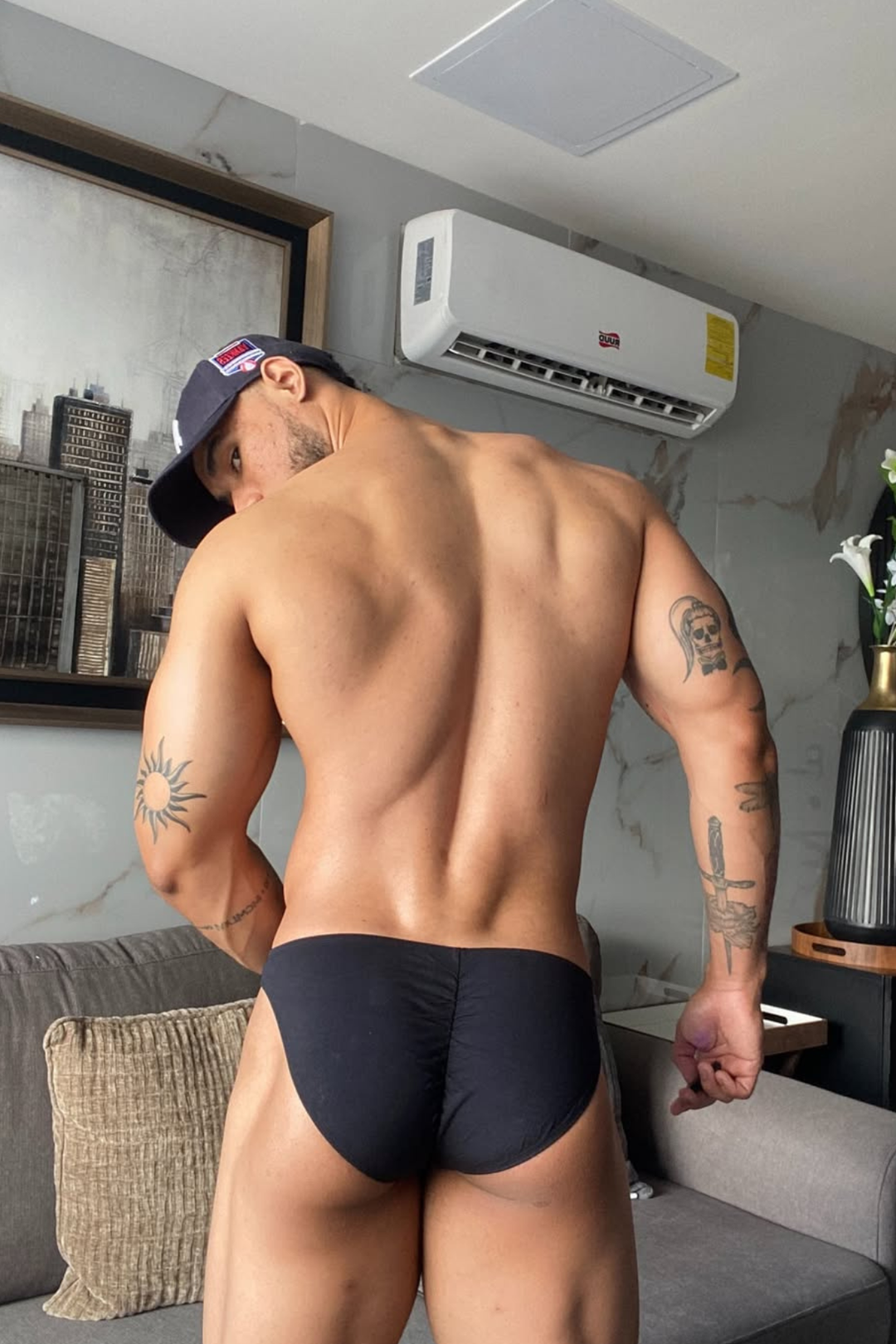 Premium Modal Scrunch-Back Brief - Noir