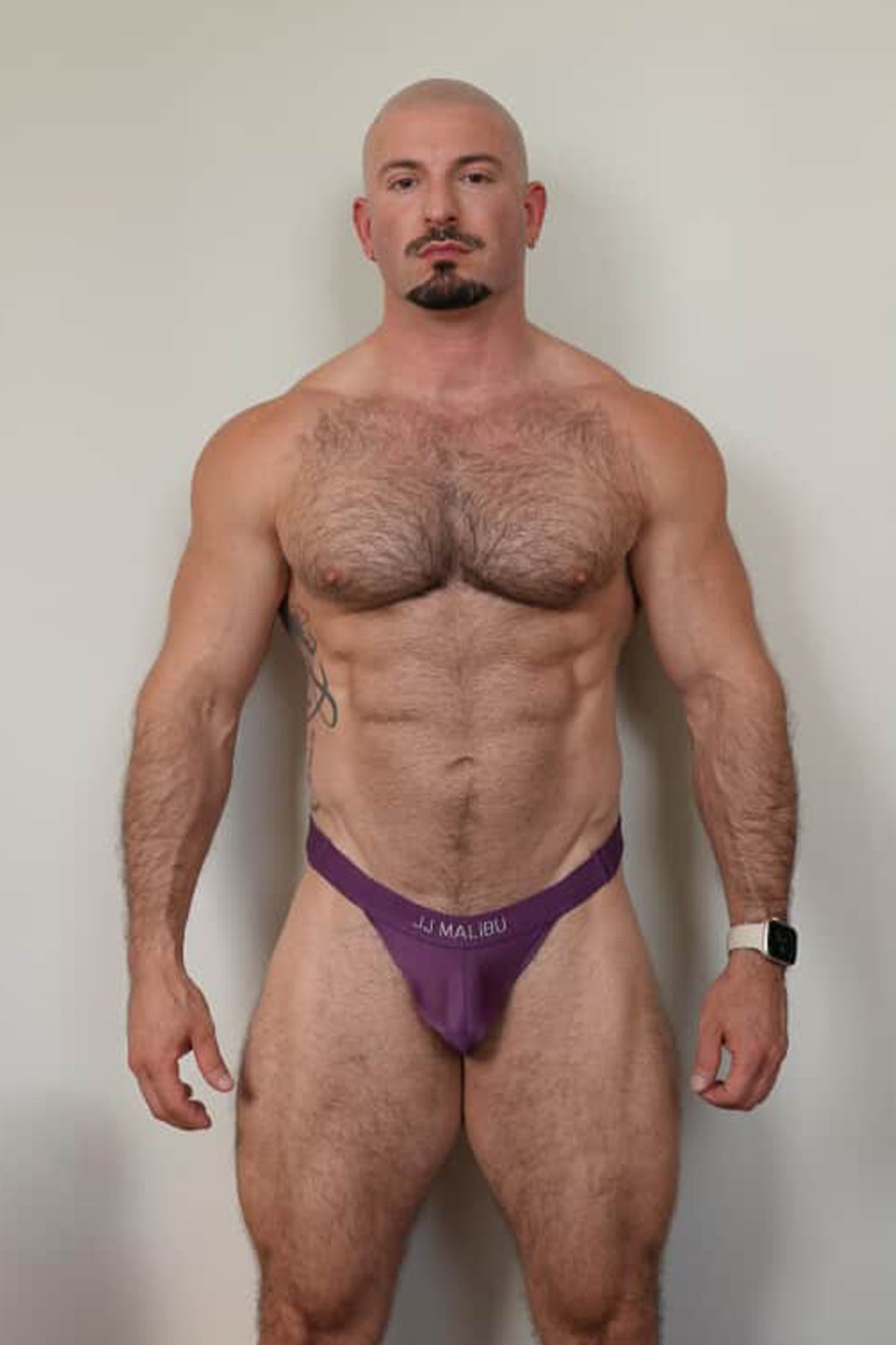 Deep Back V Jockstrap - Plum Purple