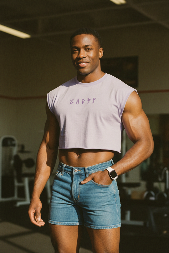 Escapism Muscle-Fit Crop Tank - Zaddy