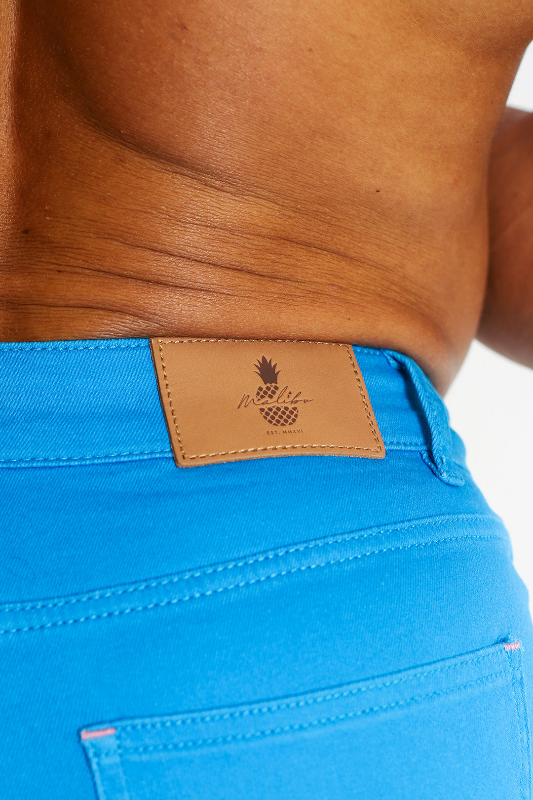 Men's Color Pop 3.5'' Denim Shorts - Cyan Blue