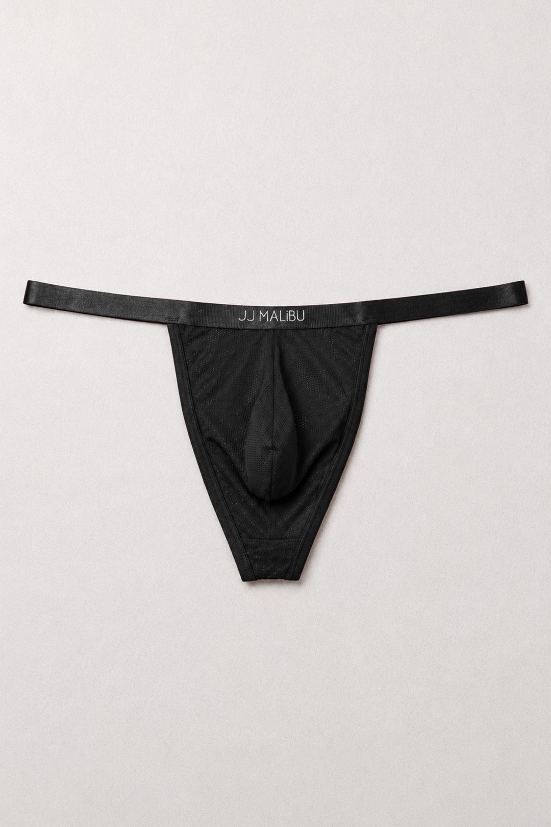 Now-or-Never Mesh Thong - Black Licorice
