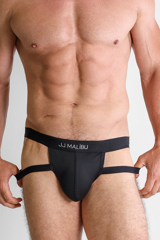 Host-or-Travel Adjustable Jock Thong - Black