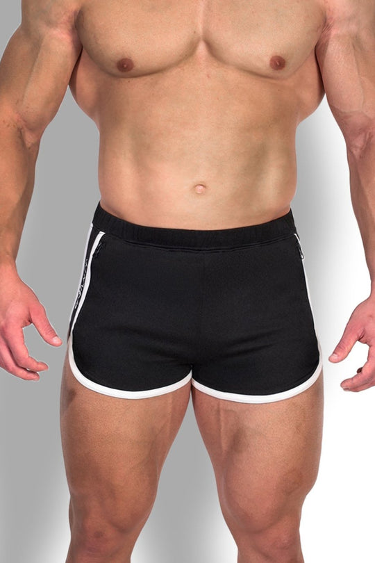 Nightcall Elastic Waist 3" Short Shorts - Midnight Black