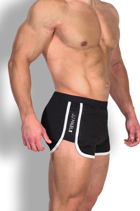 Nightcall Elastic Waist 3" Short Shorts - Midnight Black