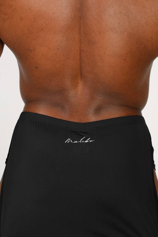 Cool-Dri 2-in-1 Shorts with Thong Lining - Midnight Black