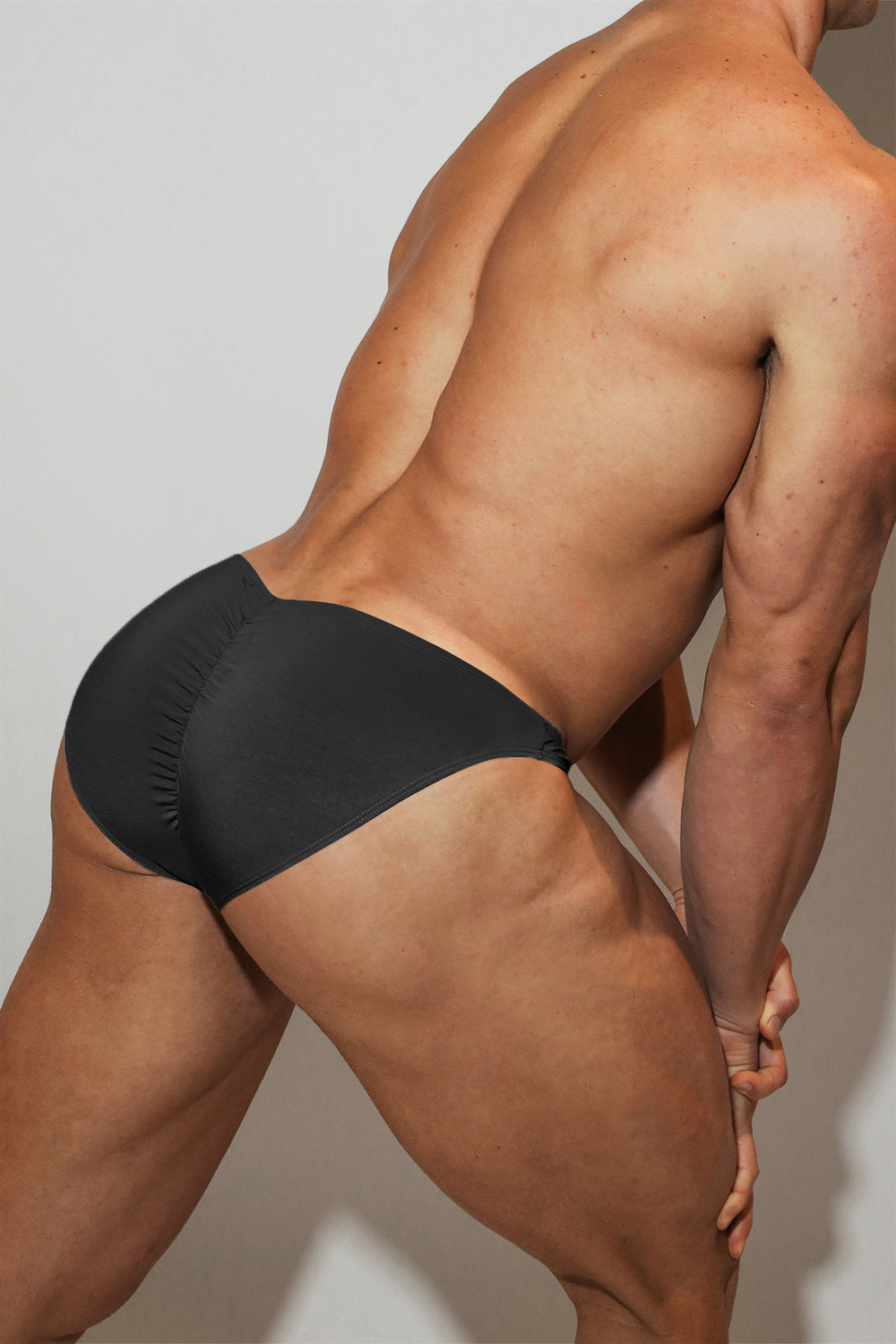 Premium Modal Scrunch-Back CHEEKY Brief - Black
