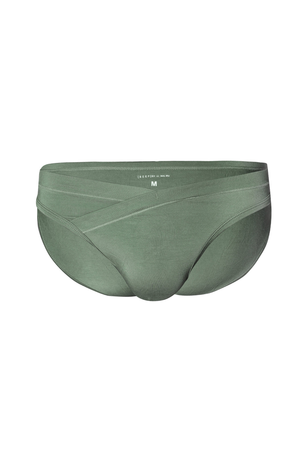 Soft Modal Criss-Cross Briefs - Green