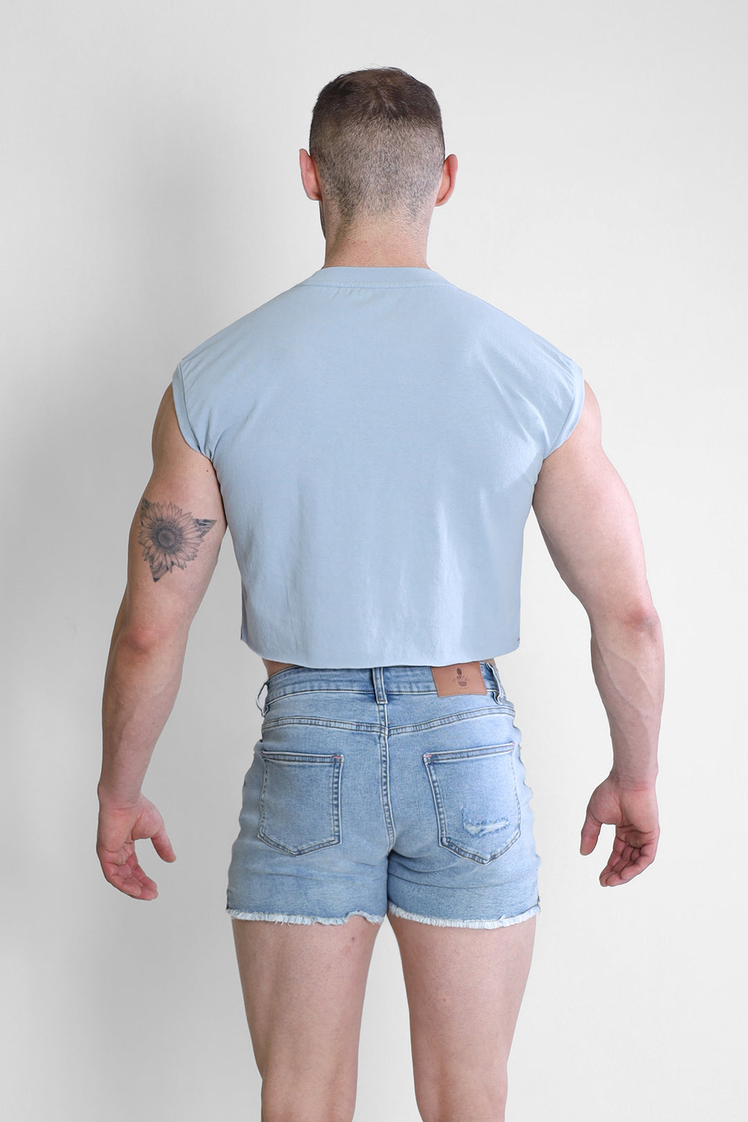 Escapism Muscle-Fit Crop Tank - Homo