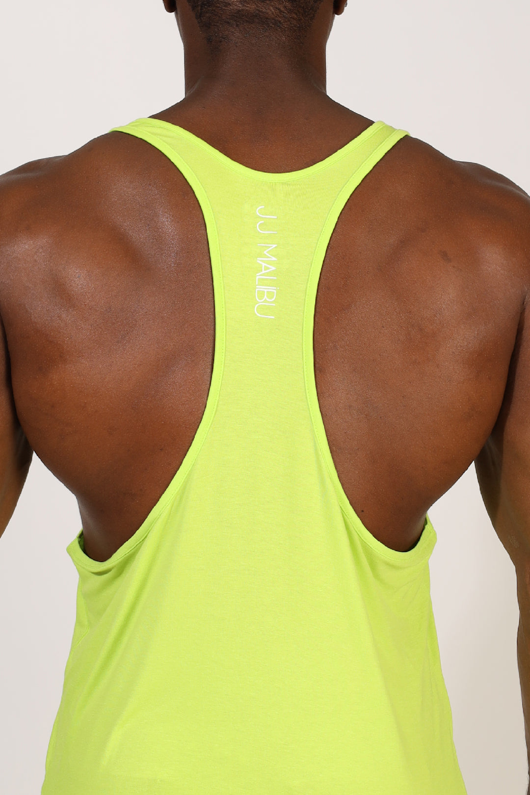JJ Classic Old-School Workout Stringer - Neon Green