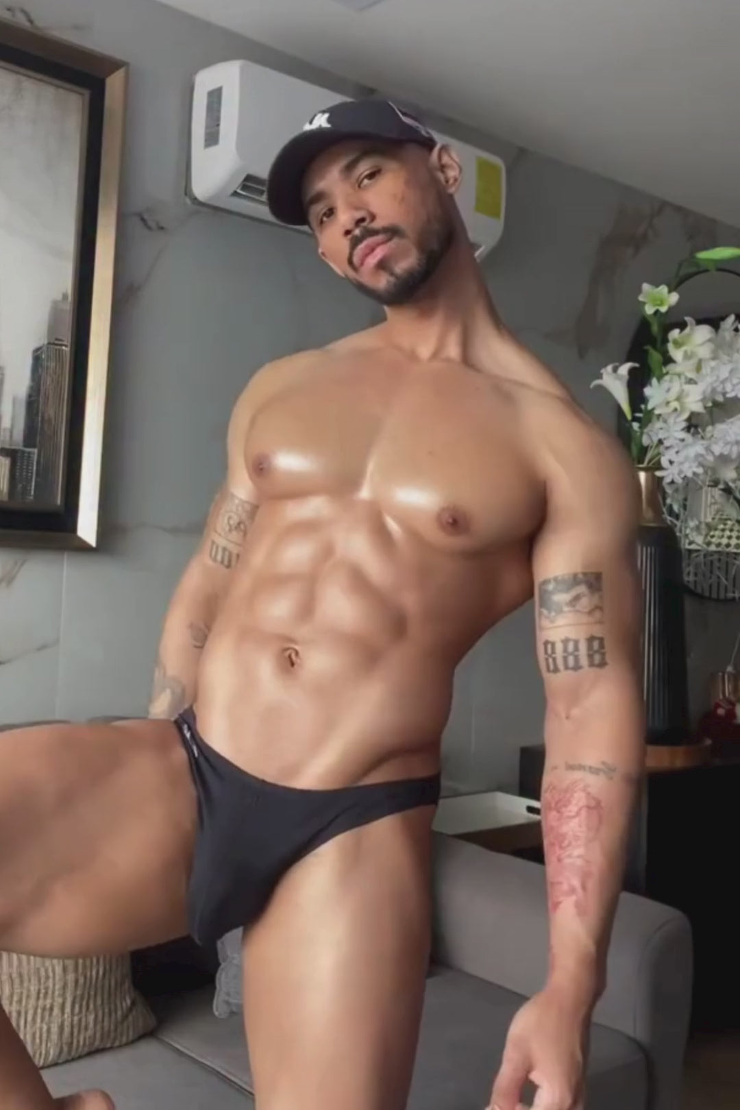 Premium Modal Scrunch-Back Brief - Noir