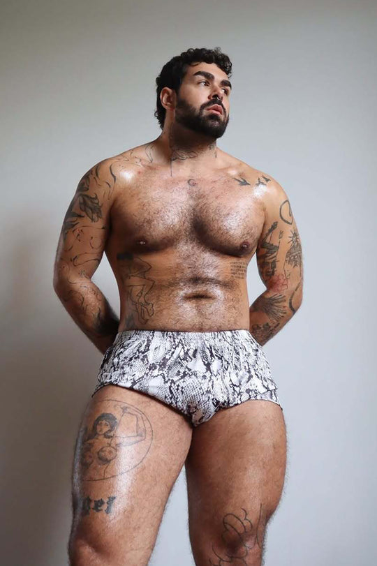Stretch-It 2" Athletic Short Shorts - Snake Print