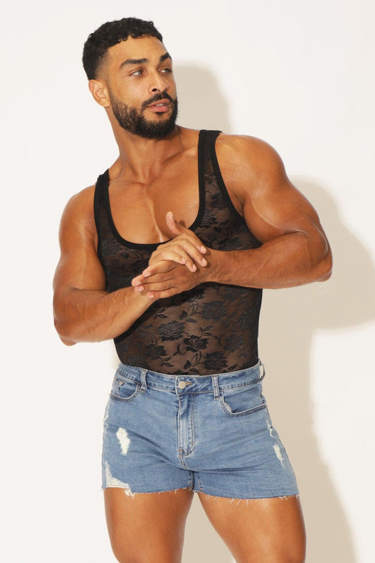 Kiss It Better Lace Bodysuit - Black - JJ Malibu 